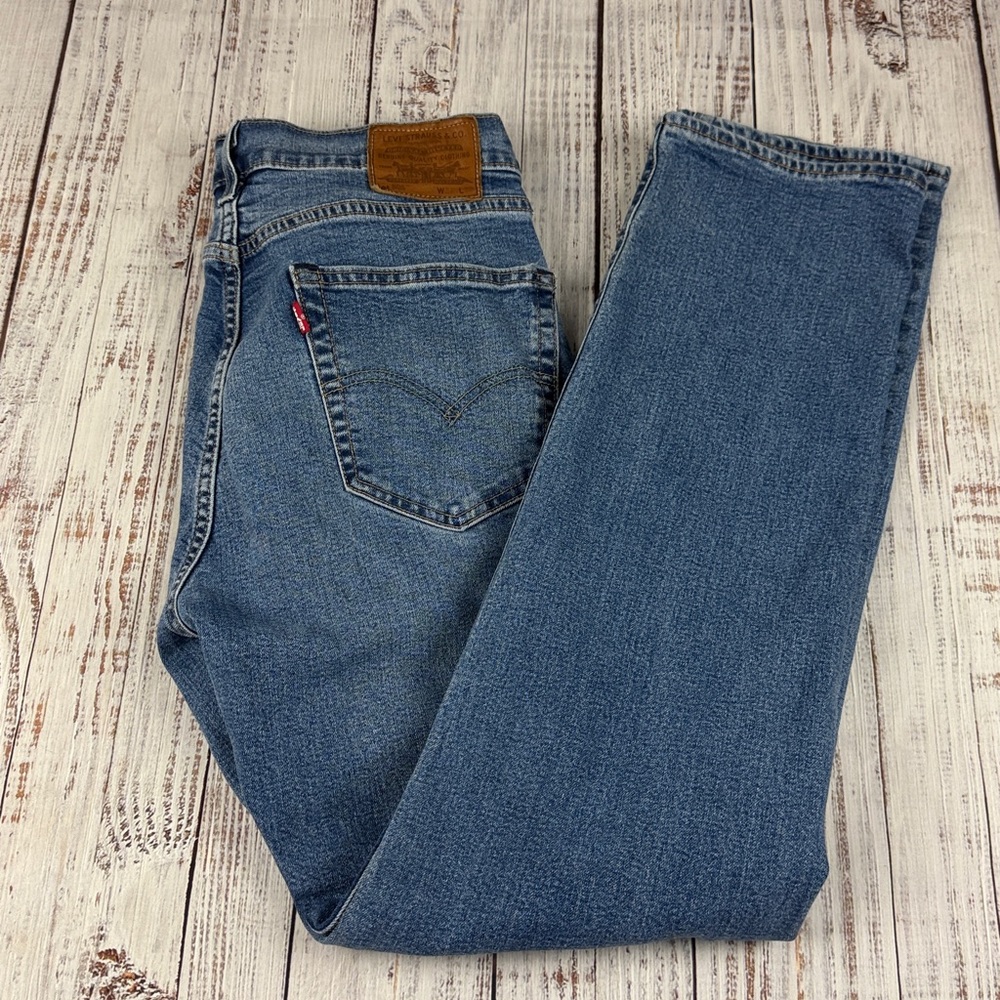 Levi's "505" premium Relaxed Fit Blue Jeans  size 32X32 - Picture 12 of 13